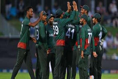 The timeline for the match between the national cricket teams of Bangladesh and Pakistan